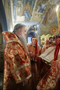 Всенощное бдение в Свято-Троицком кафедральном соборе г.Саратова