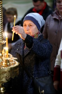 Божественная литургия в храме в честь Покрова Пресвятой Богородицы г. Саратова