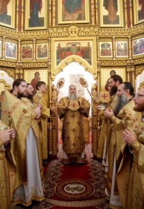Божественная литургия в Свято-Иоанновском женском монастыре села Алексеевка Хвалынского района