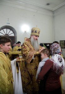 Всенощное бдение в Благовещенском храме г. Вольска