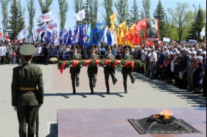 Митинг в Парке Победы на Соколовой горе