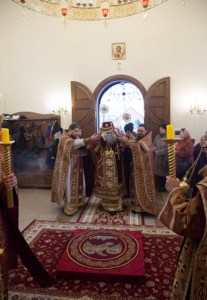 Митрополит Лонгин совершил Великое освящение храма во имя великомученицы Параскевы с. Благодатное Хвалынского района