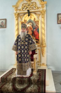 Божественная литургия в храме в честь Покрова Пресвятой Богородицы г.Петровска