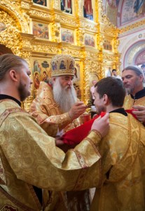 Божественная литургия в Свято-Троицком кафедральном соборе г.Саратова