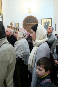 Божественная литургия в храме во имя святого равноапостольного великого князя Владимира г. Саратова
