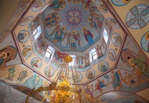 Литургия Преждеосвященных Даров в Свято-Никольском мужском монастыре г.Саратова
