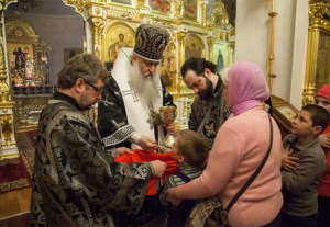 Литургия Преждеосвященных Даров в храме Покрова Пресвятой Богородицы г. Покровска (Энгельса)