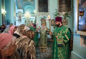 Всенощное бдение в храме Сошествия Святого Духа г. Саратова