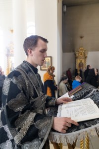Литургия Преждеосвященных Даров в Свято-Троицком кафедральном соборе г. Вольска