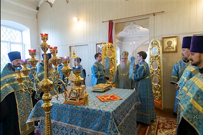 Всенощное бдение в храме Рождества Христова г. Вольска