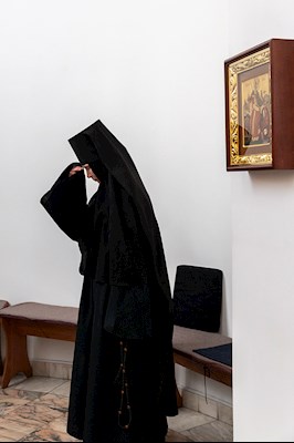 Литургия Преждеосвященных Даров и монашеский постриг в Свято-Алексиевском женском монастыре г. Саратова