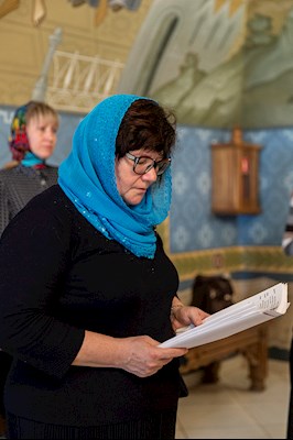 Утреня с чтением акафиста в Свято-Троицком кафедральном соборе г. Саратова