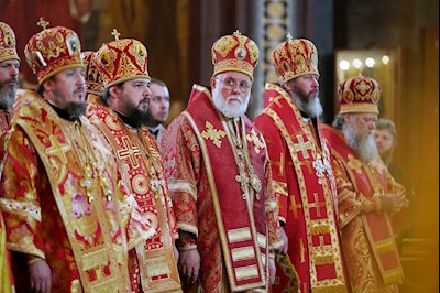 Митрополит Игнатий принял участие в Божественной литургии и торжествах в день тезоименитства Святейшего Патриарха Кирилла