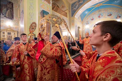 В Саратове встретили мощи святого великомученика Георгия Победоносца