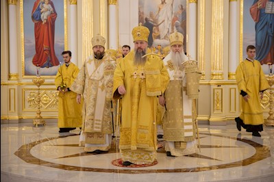 Всенощное бдение в Спасском кафедральном соборе г. Пензы