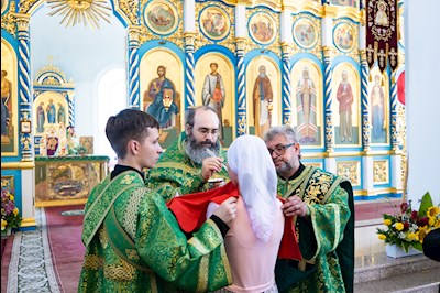 Митрополит Игнатий совершил Божественную литургию в Свято-Сергиевском женском монастыре с. Алексеевка