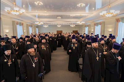 Состоялось ежегодное Епархиальное собрание духовенства