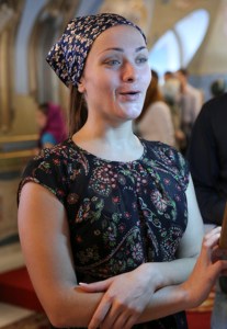 Божественная литургия в Свято-Троицком соборе Саратова