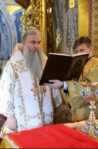 Божественная литургия в Свято-Троицком кафедральном соборе г. Саратова