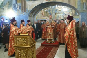 Всенощное бдение в Свято-Троицком кафедральном соборе г.Саратова
