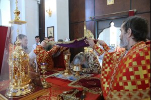 Божественная литургия в Свято-Алексиевском женском монастыре г. Саратова