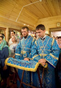 Всенощное бдение в храме в честь Рождества Пресвятой Богородицы города Саратова