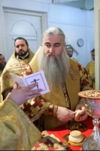 Божественная литургия в храме во имя Всех Святых, в земле Российской просиявших г. Саратова