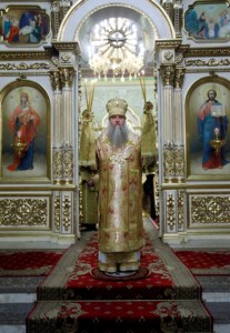 Всенощное бдение в храме в честь Покрова Пресвятой Богородицы г. Саратова