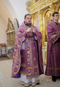 Божественная литургия в храме во имя святого благоверного князя Александра Невского г.Ртищево