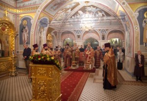 Всенощное бдение в Свято-Троицком кафедральном соборе г.Саратова