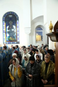 Всенощное бдение на Архиерейском подворье – храме в честь иконы Божией Матери «Утоли моя печали» г.Саратова