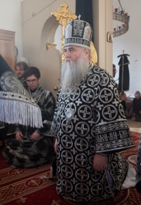 Литургия Преждеосвященных Даров, малое повечерие, утреня и первый час на Архиерейском подворье — храме во имя святых равноапостольных Кирилла и Мефодия при СГУ