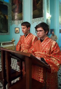 Всенощное бдение в храме в честь Сошествия Святого Духа г.Саратова