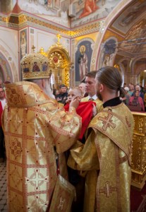 Божественная литургия в Свято-Троицком кафедральном соборе г.Саратова