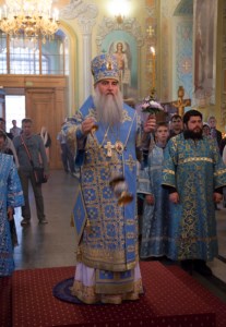 Всенощное бдение в храме в честь Покрова Пресвятой Богородицы г.Саратова