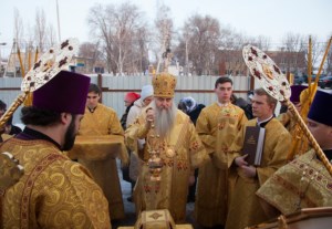 Великое освящение храма во имя святителя Иоанна Златоуста в п. Зональный г.Саратова
