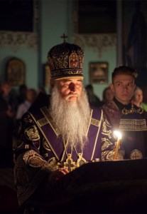 Утреня Великой Субботы с Чином погребения в храме в честь Сошествия Святого Духа г. Саратова