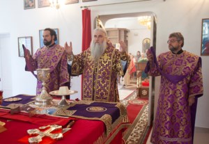 Божественная литургия на Подворье Свято-Никольского мужского монастыря г.Саратова с.Елшанка Воскресенского района