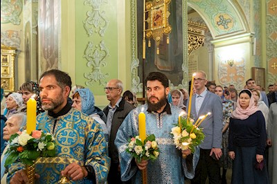 Всенощное бдение в Покровском храме г. Саратова