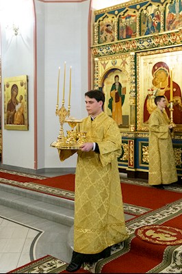 Всенощное бдение в Свято-Никольском мужском монастыре г. Саратова