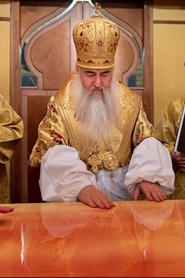 Митрополит Лонгин совершил Великое освящение храма Преображения Господня р.п. Соколовый