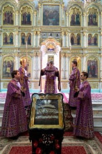Литургия Преждеосвященных Даров в храме в честь Сошествия Святого Духа г. Саратова