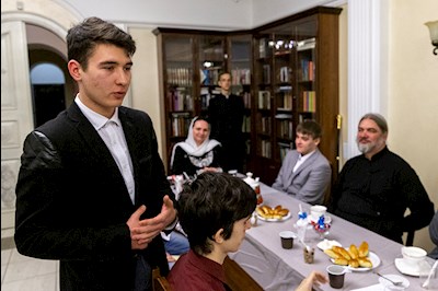 В Татьянин день Митрополит Лонгин встретился со студентами