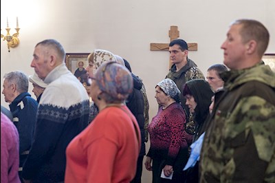 Божественная литургия в храме в честь иконы Божией Матери «Всех скорбящих Радость» г. Саратова