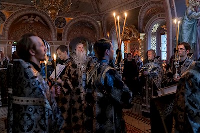 Пассия в Свято-Троицком кафедральном соборе г. Саратова