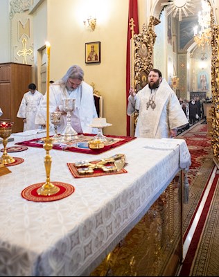 В праздник Крещения Господня митрополит Игнатий совершил Божественную литургию