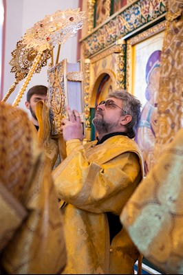 Митрополит Игнатий совершил всенощное бдение в Свято-Никольском мужском монастыре г. Саратова