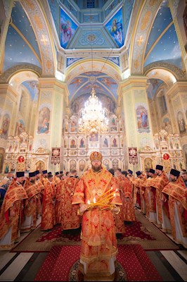 В Саратове встретили мощи святого великомученика Георгия Победоносца