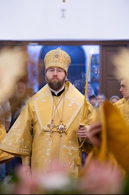 Митрополит Игнатий совершил всенощное бдение в храме апостола и евангелиста Иоанна Богослова г. Саратова