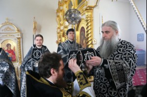 Литургия Преждеосвященных Даров в храме в честь Казанской иконы Божией Матери р.п.Татищево